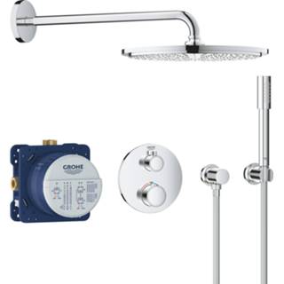 👉 Regendouche chroom regendoucheset grohtherm GROHE inbouw comfortset compleet met Rainshower Cosmopolitan 310 hoofddouche,