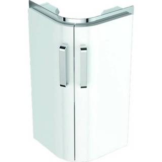 Wit glans toiletmeubel Renova Compact Geberit fonteinonderkast 2 deuren 42,5 cm,