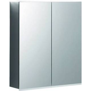 👉 Spiegelkast Option Plus Geberit met 2 deuren, verspiegelde achterwand en LED-verlichting 70 x 60 17,2 cm
