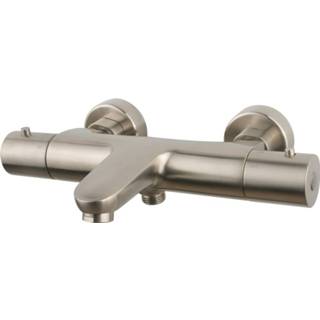 👉 Badmengkraan staal badkraan caral thermostatische 15 cm geborsteld
