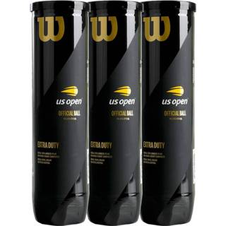 👉 Verpakking One Size geel Wilson US Open 3x 4 Stuks