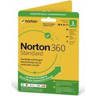 👉 NortonLifeLock Norton 360 Standard Nederlands Basislicentie 1 licentie(s) jaar 5397231015213