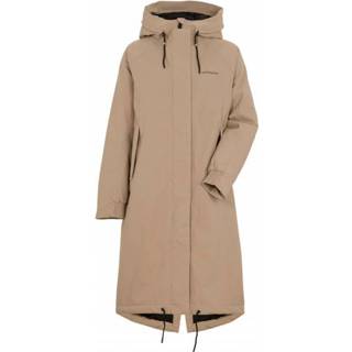 👉 Didriksons - Women's Alicia Parka Long 2 - Lange jas maat 34, beige