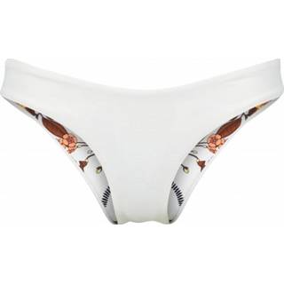 👉 Maaji - Women's White Windflower Journey - Bikinibroekje maat S, wit