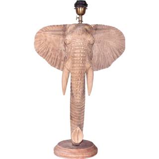 👉 Lamp voet hout naturel Vical Lampvoet Elephant