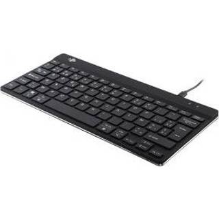 👉 Toetsenbord zwart R-Go Tools Compact Break Toetsenbord, AZERTY (BE), zwart, bedraad 8719274491422