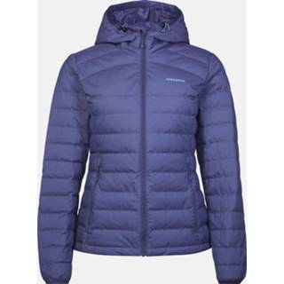 👉 Donsjas blauw recycled vrouwen middenblauw Ayacucho Himalaya Down Hoody Dames