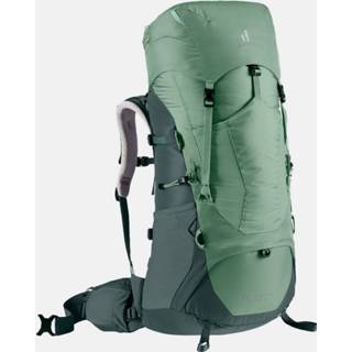 👉 Backpack groen kaki sl vrouwen Deuter Aircontact Lite 45 + 10 Dames Groen/Donkerkaki 4046051113647