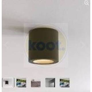 👉 Opbouwspot Mat Wit Structuur Grijs chroom Zwart Astro - Kos II 5038856104110
