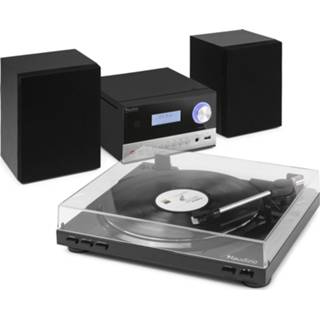 👉 Platenspeler blauw Audizio Arles DAB stereo set met platenspeler, CD, Bluetooth, mp3 en 8720105710629