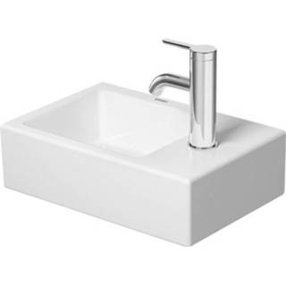 👉 Fontein wit Vero Air Duravit met kraangat WonderGliss 38 x 25 cm,