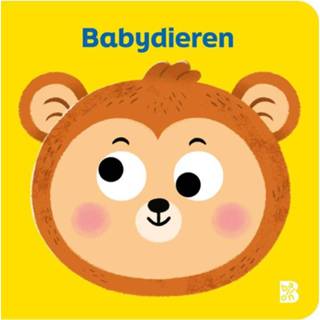 👉 Kartonboekje baby's Kartonboek met wiebeloogjes 1 - Babydieren 9789403229218