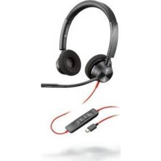 👉 Headset zwart POLY Blackwire 3320 Hoofdband USB Type-C