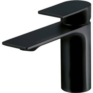 👉 Wastafelkraan zwart Sub 200 zonder waste 14,3 cm, mat