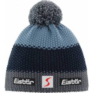 👉 Blauw One Size uniseks Eisbär - Star Pompon Mütze SP maat Size, 9008132623303