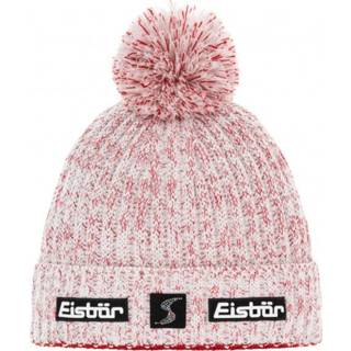 👉 Muts roze One Size uniseks Eisbär - Naja Pompon Crystal SP maat Size, 9008132601783