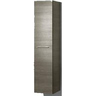 👉 Hoge kast eiken Plieger S-Presso / Lungo 2.0 m. 1 deur 35x160x35cm links/rechts donker
