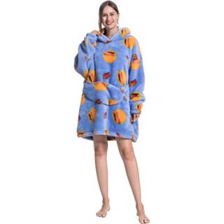 👉 Deken default Snuggie met capuchon - fastfood