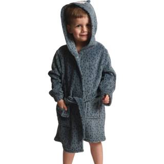 👉 Kinderbadjas kinderen Fleece vosje - met capuchon-116