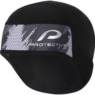 👉 Zwart One Size uniseks Protective - P-Underhelmet Cap Wind Fietsmuts maat Size, 4064625023062