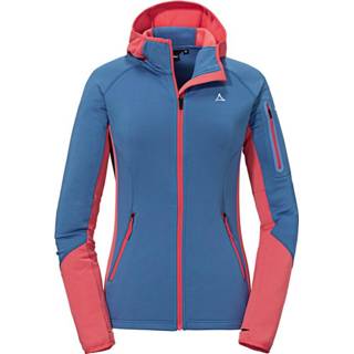 👉 Schöffel - Women's Fleece Hoody Lodron - Fleecevest maat 38, blauw