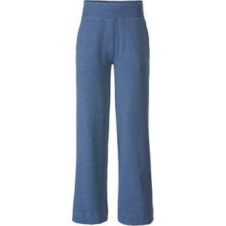 👉 Sweatpant 38 Sweatpants in Marlene-stijl van bio-katoen, jeansblauw-gemêleerd Maat: 4052173872881
