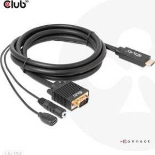 👉 CLUB3D HDMI to VGA Cable M/M 2m/6.56ft 28AWG 8719214472221