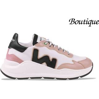 👉 Wit roze unisex beige vrouwen Womsh Vegan Wave Wit/Roze Dames