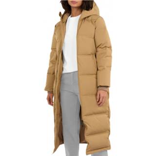👉 Lange jas XL beige vrouwen KnowledgeCotton Apparel - Women's Allyssa Maxi Puffer Jacket maat XL, 5710569754645