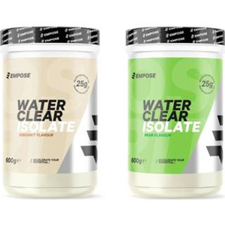 👉 Eiwitpoeder active Empose Nutrition Water Clear Isolate - Eiwit Poeder Protein Combi-Deal Coconut / Pear