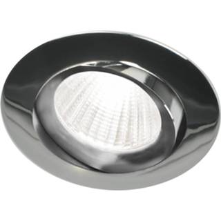 👉 Chroom bouwspots luuk Sub LED-inbouw spot 5w met trafo 230V 4,2 x 8,2 cm,