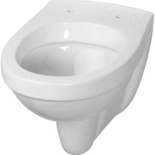 Hangend toilet wit toiletpot trevi Wiesbaden diepspoel verkort 49 cm,