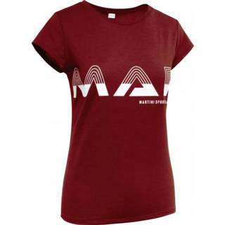 👉 Sportshirt m vrouwen rood Martini - Women's High.Fly maat M, 9010441531132