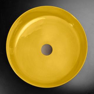 👉 Waskom geel Cipi Index Tinta 42x16cm Mustard Yellow 8719304053644