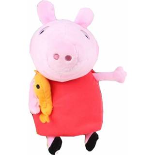 Nickelodeon knuffel Peppa Pig pluche rood 25 cm