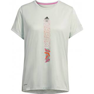 👉 Shirt grijs XL vrouwen Adidas Terrex - Women's Agravic Hardloopshirt maat XL, 4065429995036