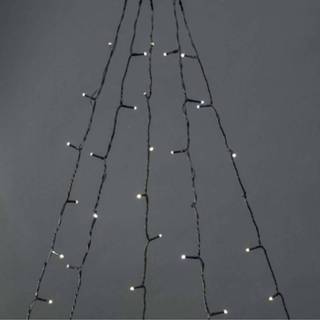 👉 Kerstboomverlichting wit zwart active Slimme Wifi LED Kerstboom Verlichting - Warm 5 x 4 meter 200 LED's IP65 5412810404339