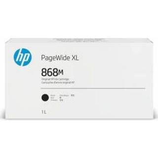 👉 Inktcartridge zwart XL HP 868M 1 liter voor PageWide XL, 195122649012