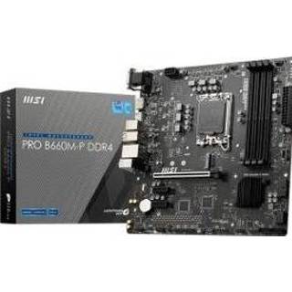 👉 Moederbord MSI PRO B660M-P DDR4 Intel B660 LGA 1700 micro ATX 4719072957964