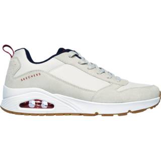 👉 Grijs suede mannen 46 Skechers Uno-Stacre 52468/OFWT Lichtgrijs-46 maat 193642217346