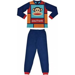 Pyjama katoen marineblauw jongens Paul Frank Mozaïek 8719817837885