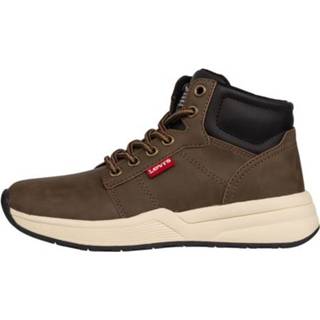 👉 Bruin synthetisch jongens 29 jeugd Levi's New Peak MID K 2244 188701 2209 / Zwart-29 maat 8720656074058