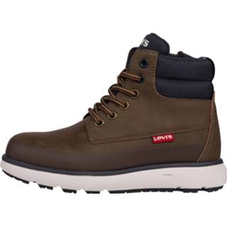 👉 Bruin leer jongens 28 jeugd Levi's Vermont Tech Hgh K 2244 114804 2209 Bruin-28 maat 8720656078513