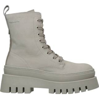 👉 Veterboots grijs laag kunststof textiel active leer Tamaris Veterboot 4064196557959
