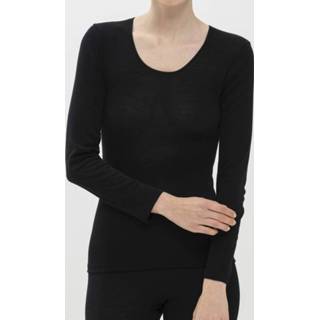 👉 Thermo shirt wol vrouwen zwart Mey dames - Spencer Lange mouw 4009603008884