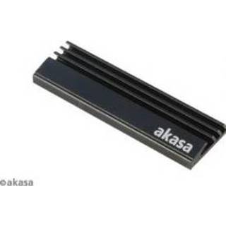Koelsysteem zwart Akasa A-M2HS01-KT02 voor computers SSD (solid-state drive) Koelplaat/radiatoren 1, 4710679551197