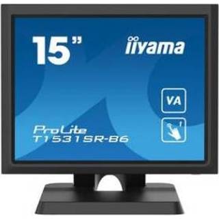 👉 Zwart Iiyama ProLite T1531SR-B6 touch screen-monitor 38,1 cm (15 ) 1024 x 768 Pixels 4948570119714