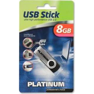 👉 Flash drive zilver Bestmedia HighSpeed USB Stick Twister 8 GB Type-A 2.0 4770070877517