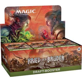 👉 Magic the Gathering Krieg der Brüder Draft Booster Display (36) german