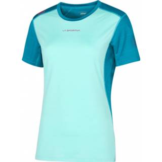 👉 Shirt XL vrouwen turkoois La Sportiva - Women's Sunfire T-Shirt Sportshirt maat XL, 8020647071326